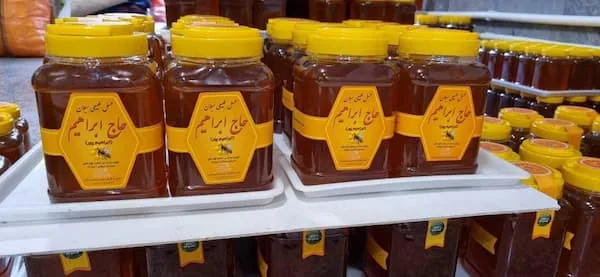 عسل طبیعی حاج ابراهیم ظرف بزرگ | قیمت عالی
